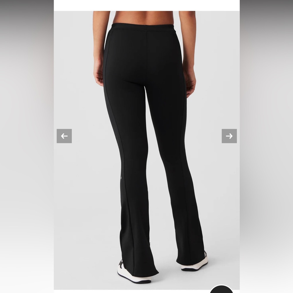 NWT Alo High-Waste 7/8 Zip It Flare Legging